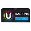 U By Kotex Slim Tampons Regular 16 Pack x 12