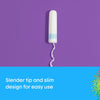 U By Kotex Slim Tampons Regular 16 Pack x 12