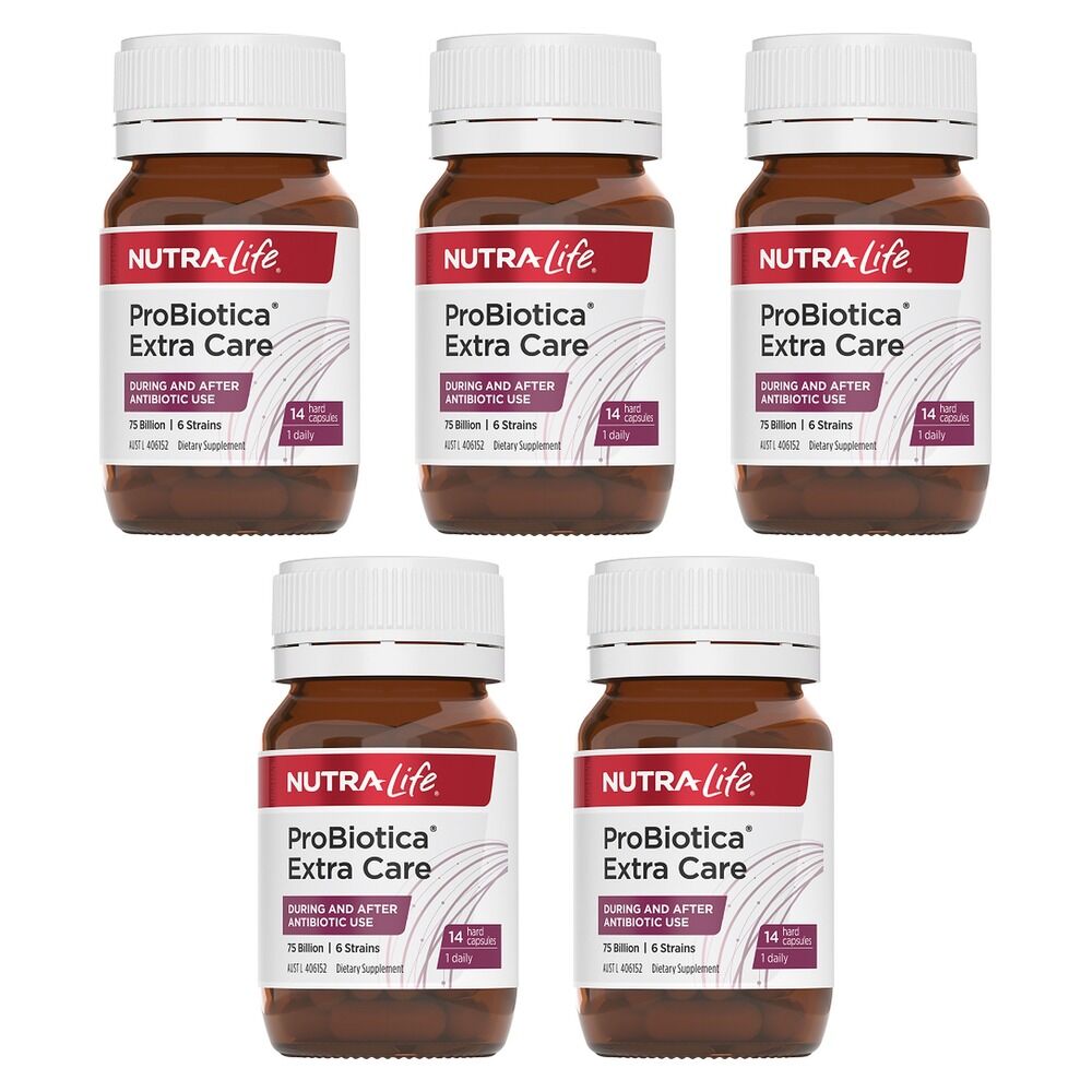 Nutra-Life ProBiotica Extra Care 14 Capsules Pack of 5