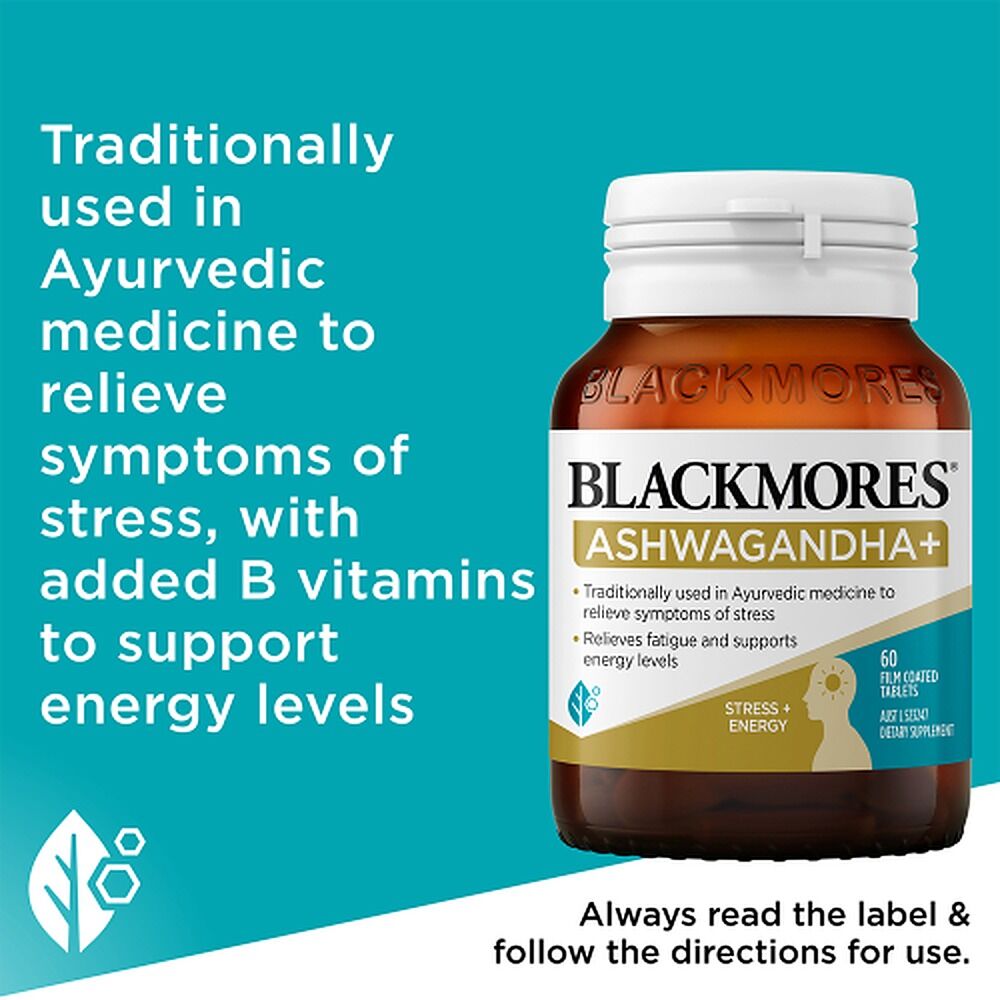 Blackmores Ashwagandha+ 60 Tablets
