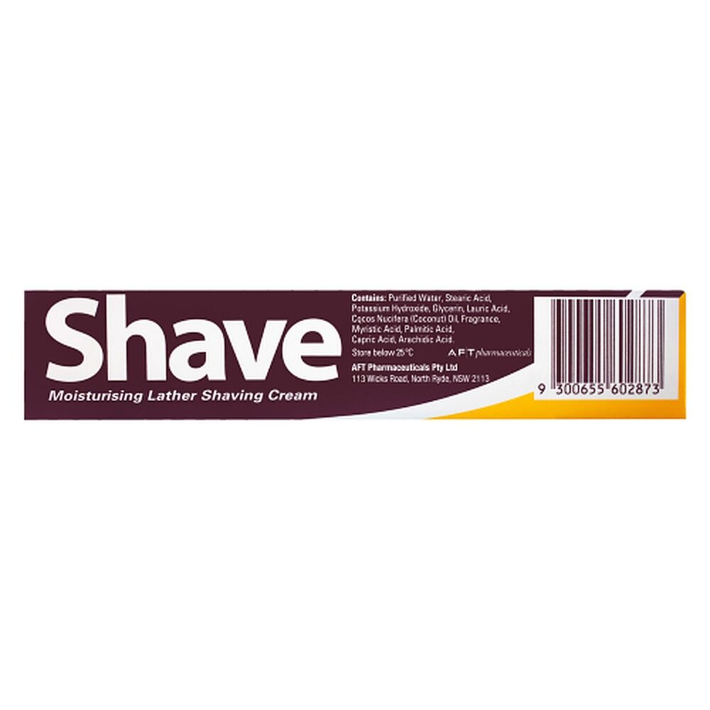SHAVE Moisturising Lather Shaving Cream 75g