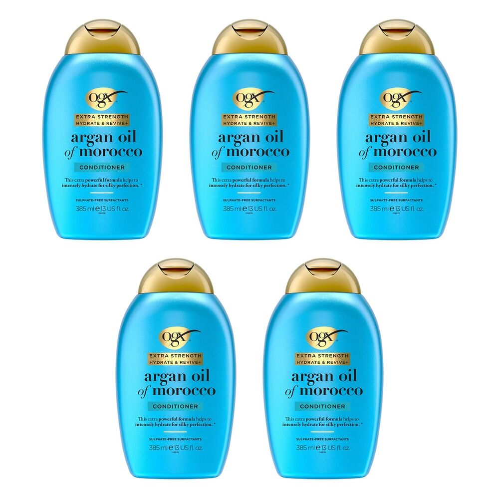 OGX Hydrate & Repair+ Extra Strength Argan Oil of Morocco Conditioner Pack of 5