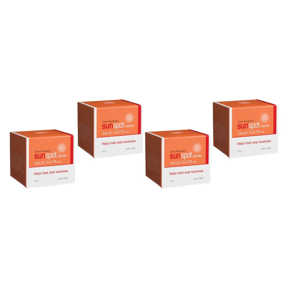 Plunketts Sunspot Cream 100g Pack of 4