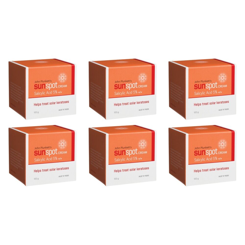 Plunketts Sunspot Cream 100g Pack of 6