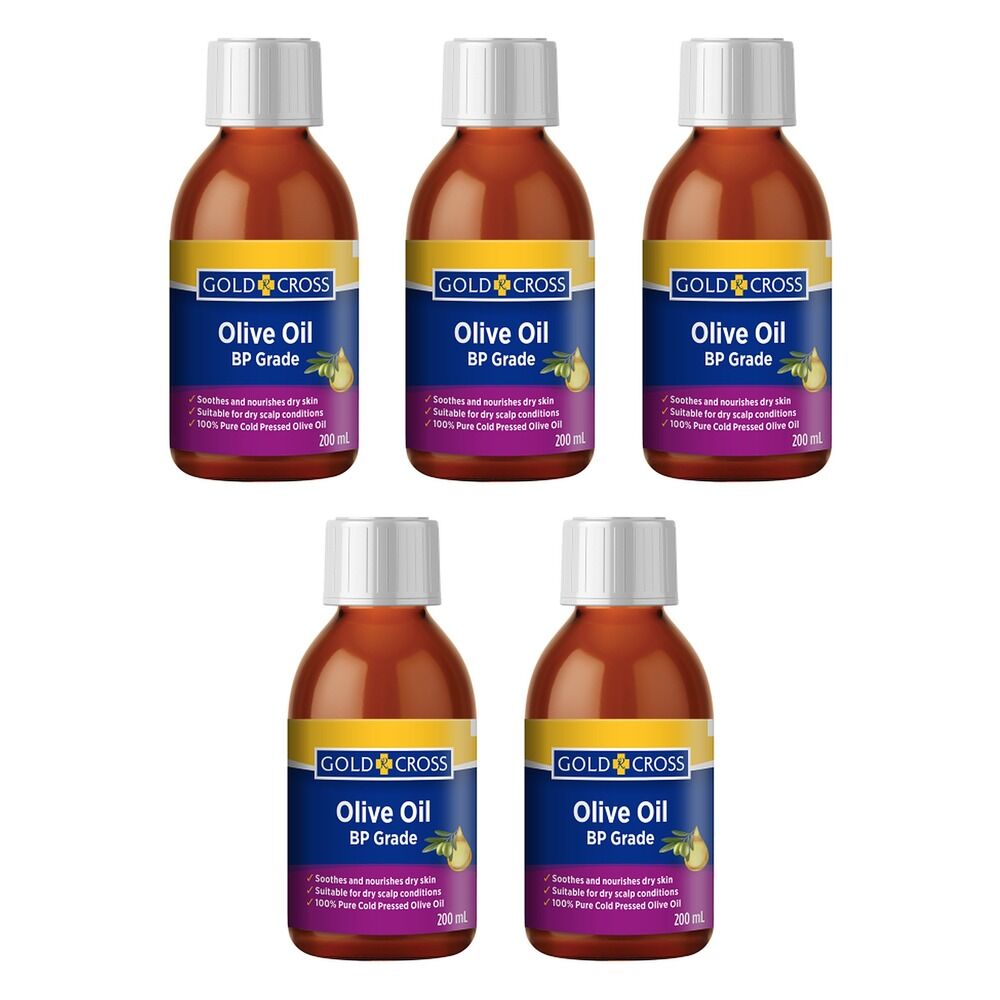 GOLDX Olive Oil 200mL Pack of 5