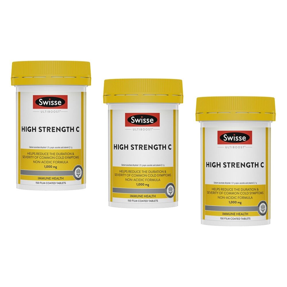 Swisse Ultiboost High Strength C 150 Tablets Pack of 3