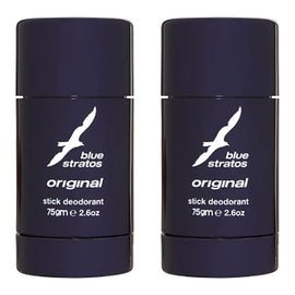 Blue Stratos Deodorant Stick Original 75g x 6 Bundle of 2