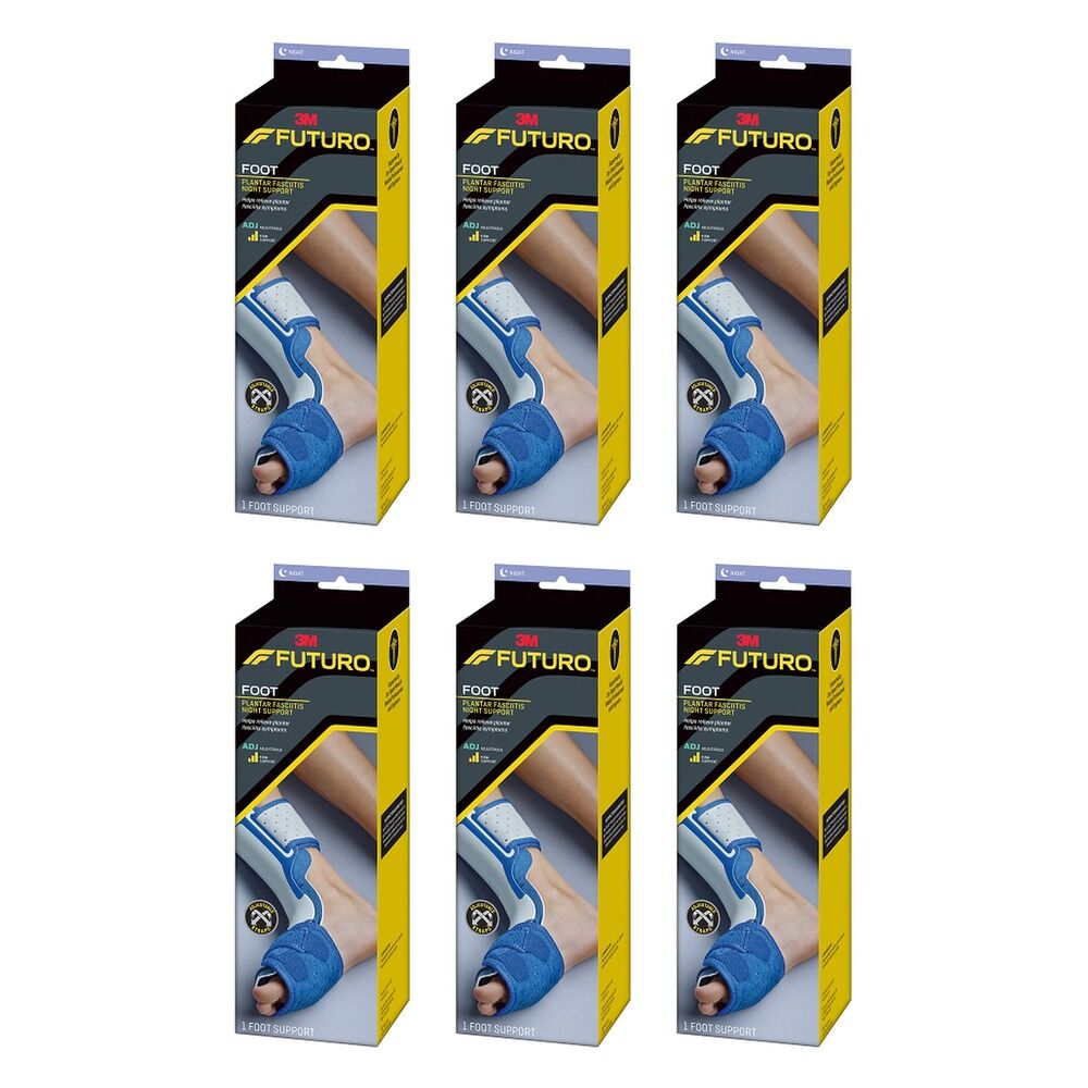Futuro Plantar Fasciitis Night Support Adjustable Pack of 6