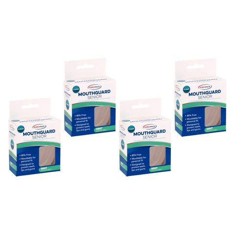 SurgiPack Mouthguard Senior Clear Pack of 4