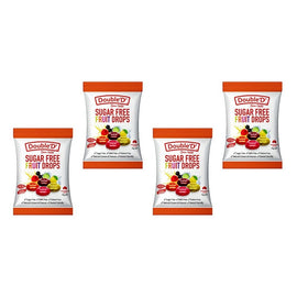 Double D Sugar Free Fruit Drops 70g x 12 Bundle of 4