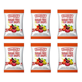 Double D Sugar Free Fruit Drops 70g x 12 Bundle of 6