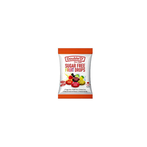 Double D Sugar Free Fruit Drops 70g x 12