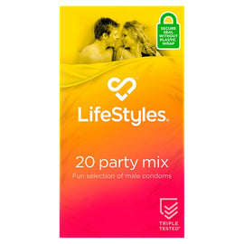 LifeStyles Party Mix Condoms 20 Pack