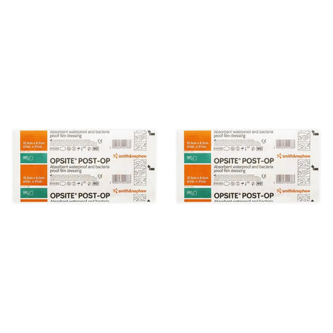 Opsite Post-Op Waterproof Dressing 15.5cm x 8.5cm x 20 Bundle of 2