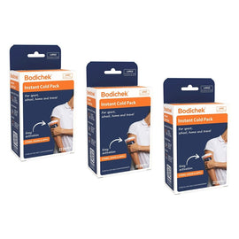 Bodichek Instant Cold Pack Large 15.5cm x 21.5cm Bundle of 3