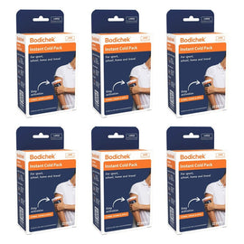 Bodichek Instant Cold Pack Large 15.5cm x 21.5cm Bundle of 6