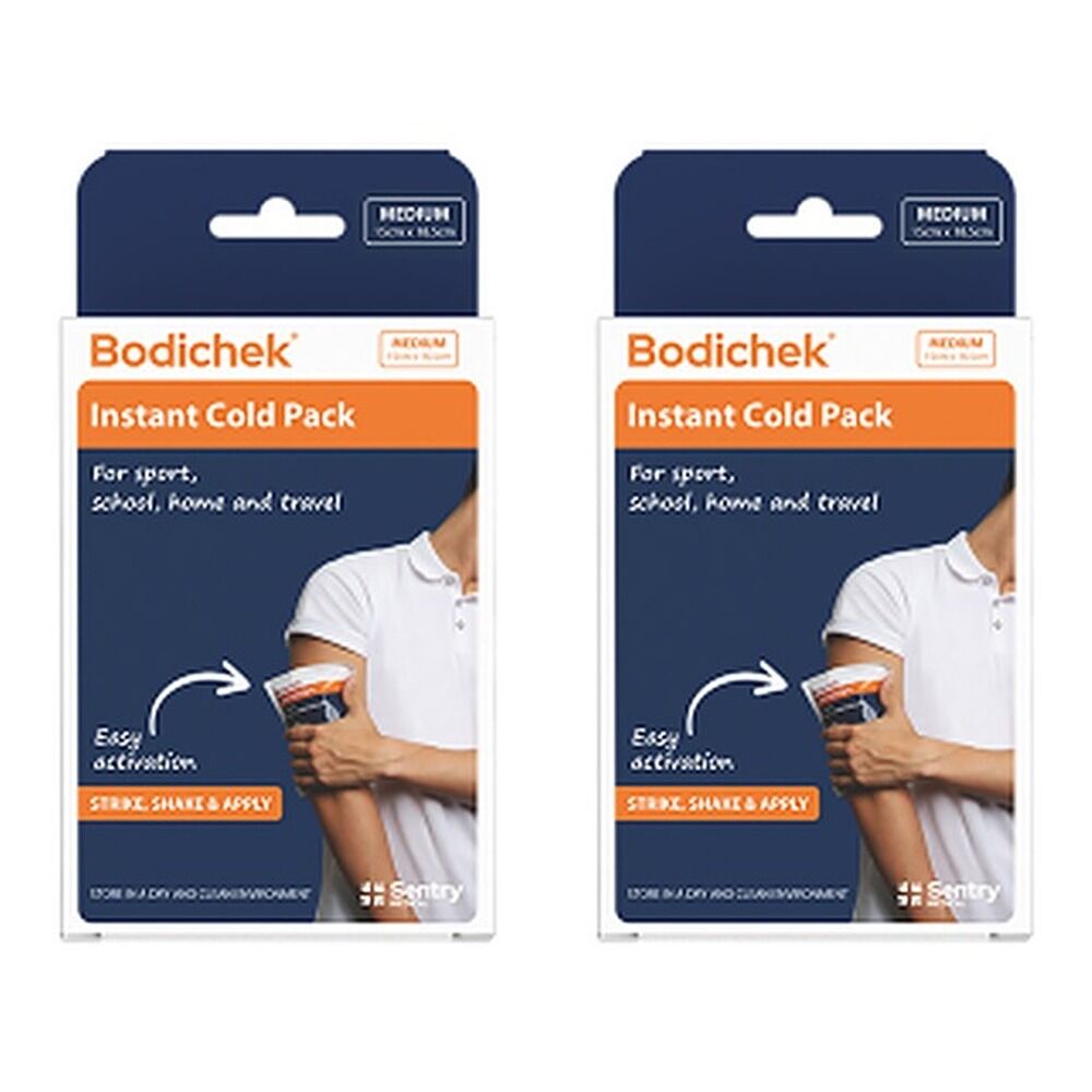 Bodichek Instant Cold Pack Medium 15cm x 18.5cm Bundle of 2