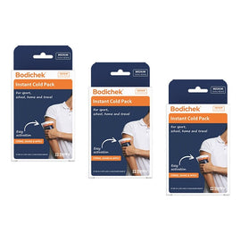 Bodichek Instant Cold Pack Medium 15cm x 18.5cm Bundle of 3