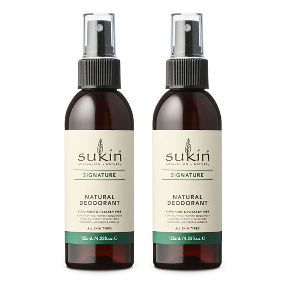 Sukin Natural Deodorant 125mL Pack of 2