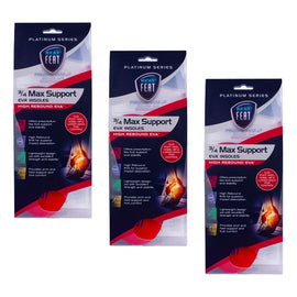Neat Feat Max Foot Support Insoles Small Pack of 3