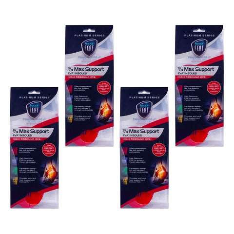 Neat Feat Max Foot Support Insoles Small Pack of 4