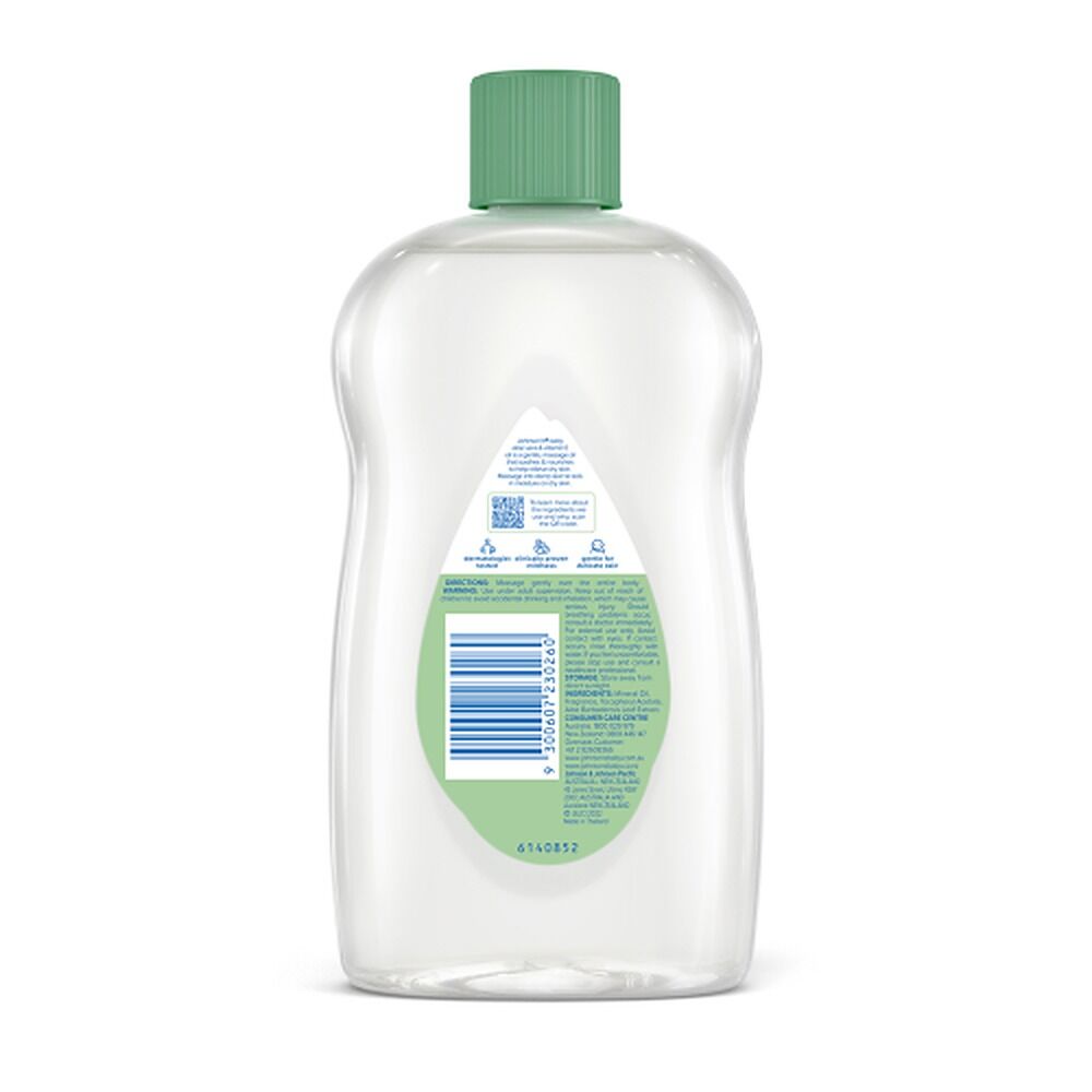 Johnson's Baby Aloe Vera & Vitamin E Oil 500mL