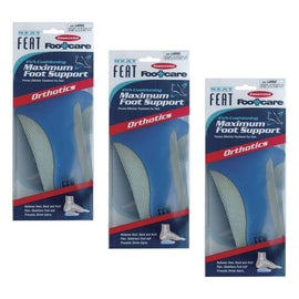 Neat Feat Max Foot Support Insoles Large Pack of 3