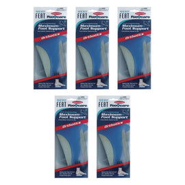Neat Feat Max Foot Support Insoles Large Pack of 5