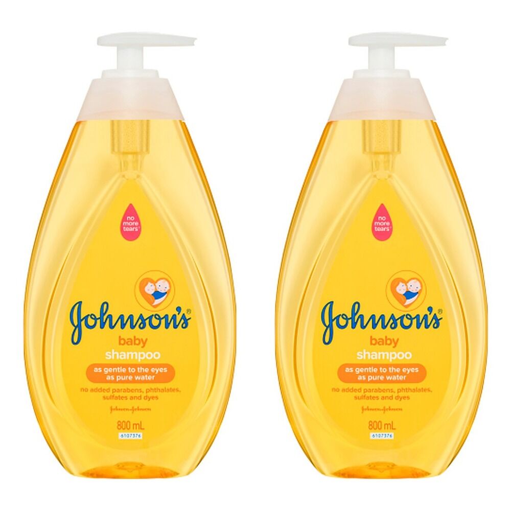 Johnson's Hypoallergenic Baby Shampoo 800mL Pack of 2
