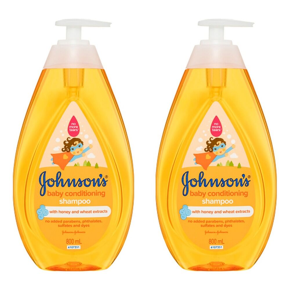 Johnson's Hypoallergenic Conditioning Baby Shampoo & Cleansing Wash Pack of 2