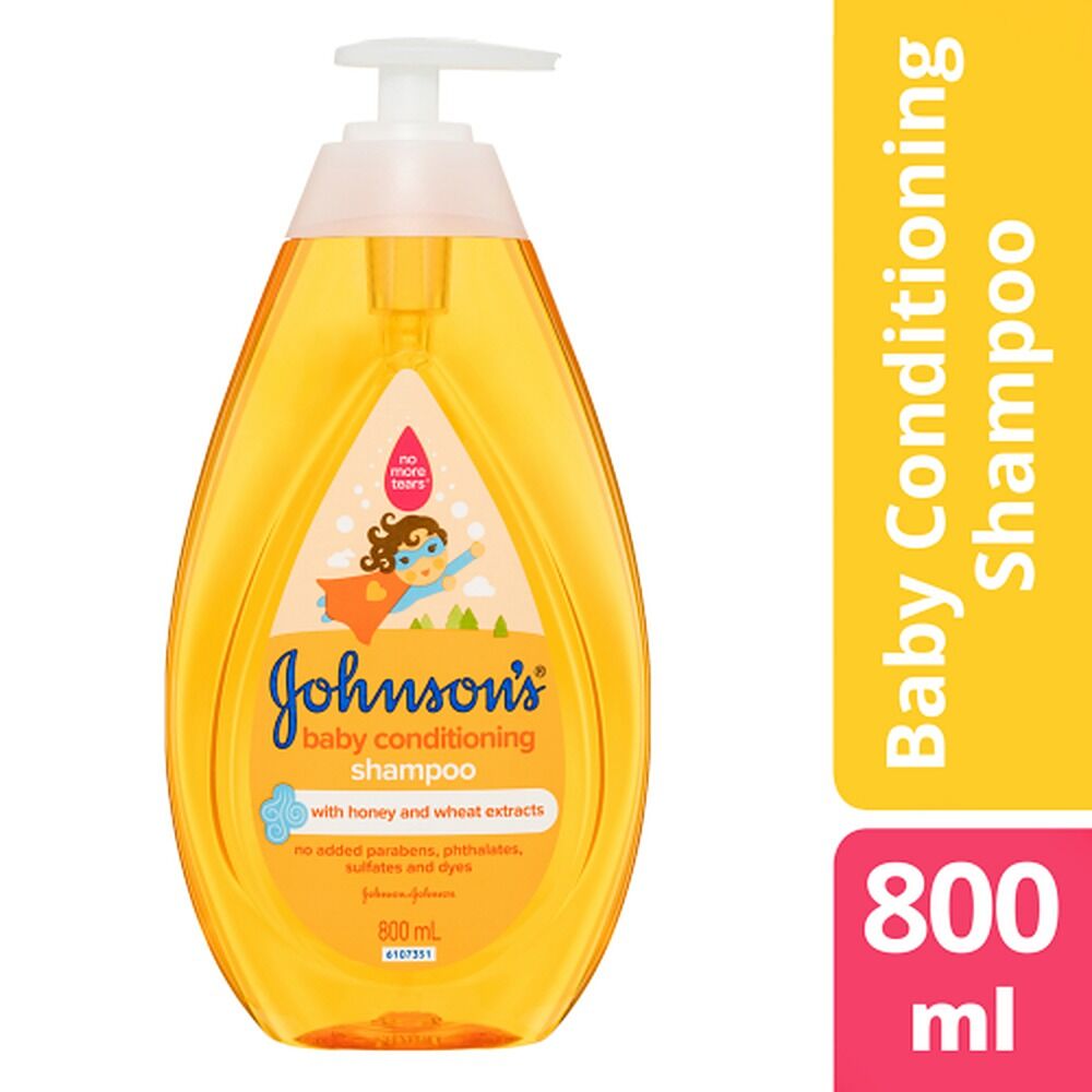 Johnson's Hypoallergenic Conditioning Baby Shampoo & Cleansing Wash 800mL