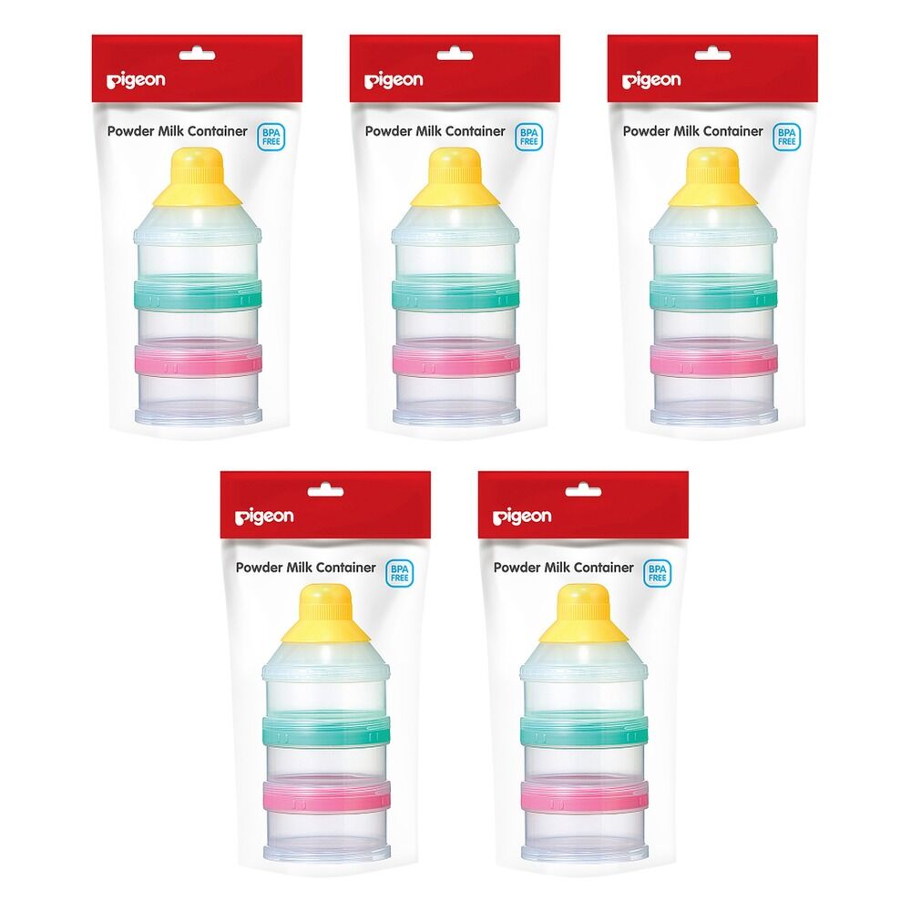 Pigeon Powder Milk Container Pack of 5