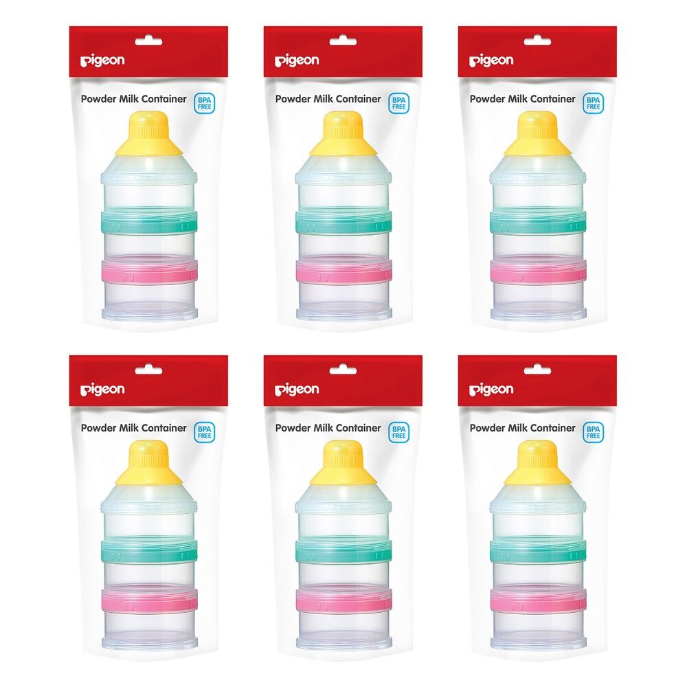 Pigeon Powder Milk Container Pack of 6