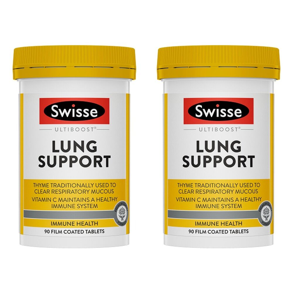 Swisse Ultiboost Lung Support 90 Tablets Pack of 2