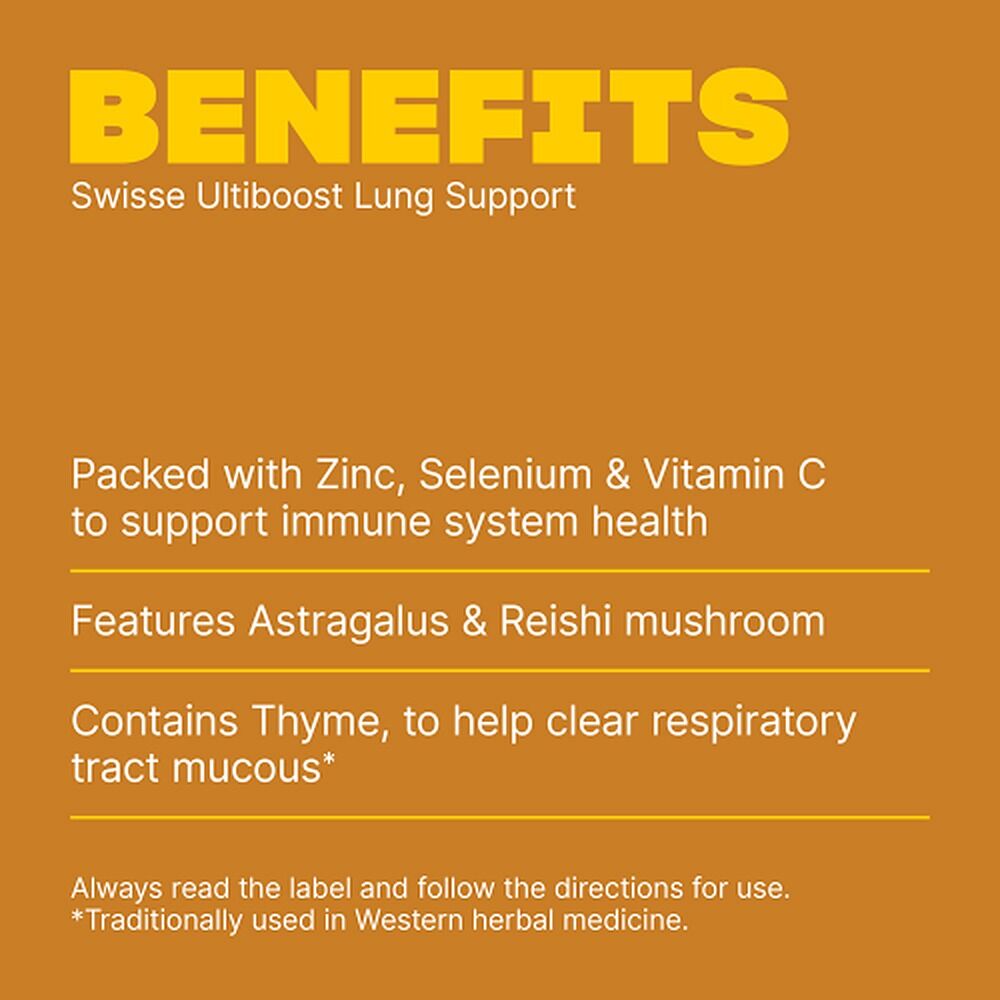 Swisse Ultiboost Lung Support 90 Tablets