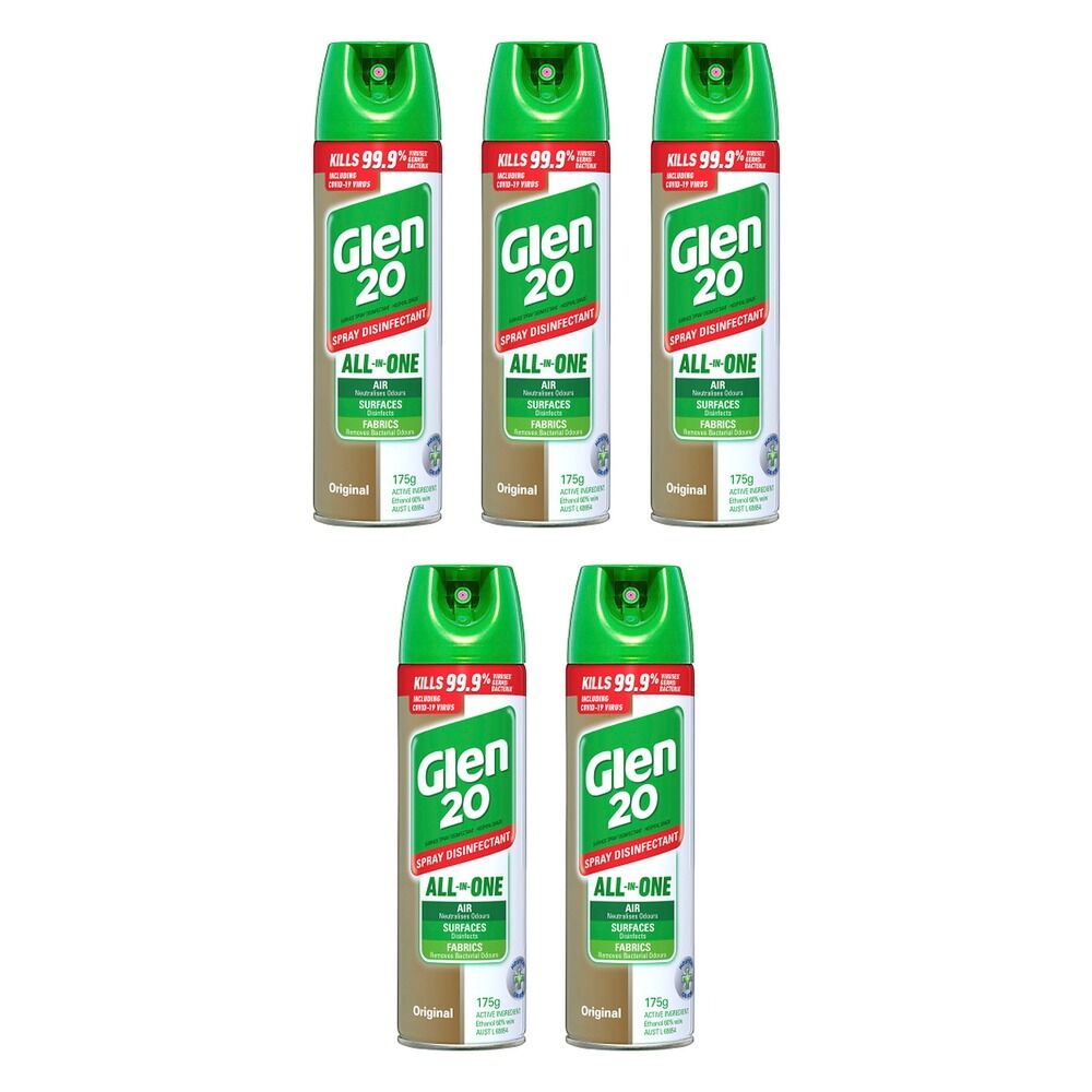 Glen 20 Disinfectant Original Scent 175g Pack of 5