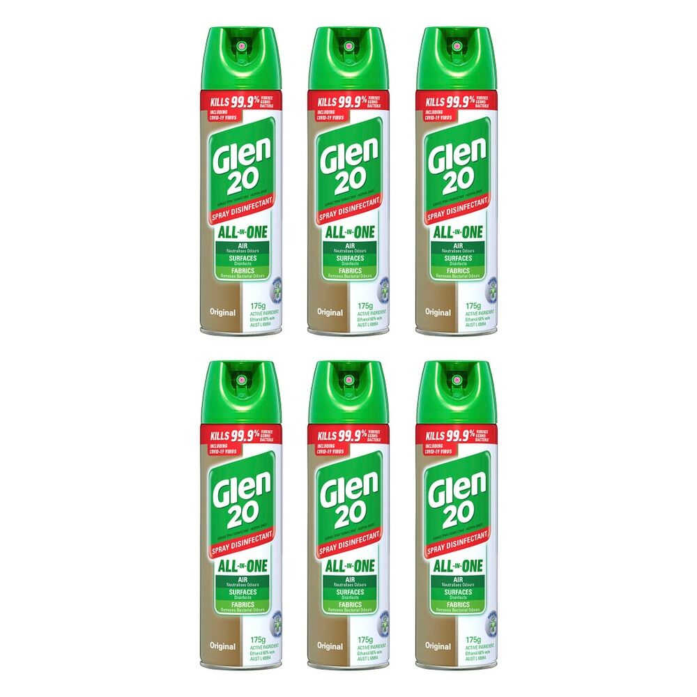 Glen 20 Disinfectant Original Scent 175g Pack of 6