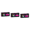 U By Kotex Slim Tampons Super 16 Pack x 12 Bundle of 3