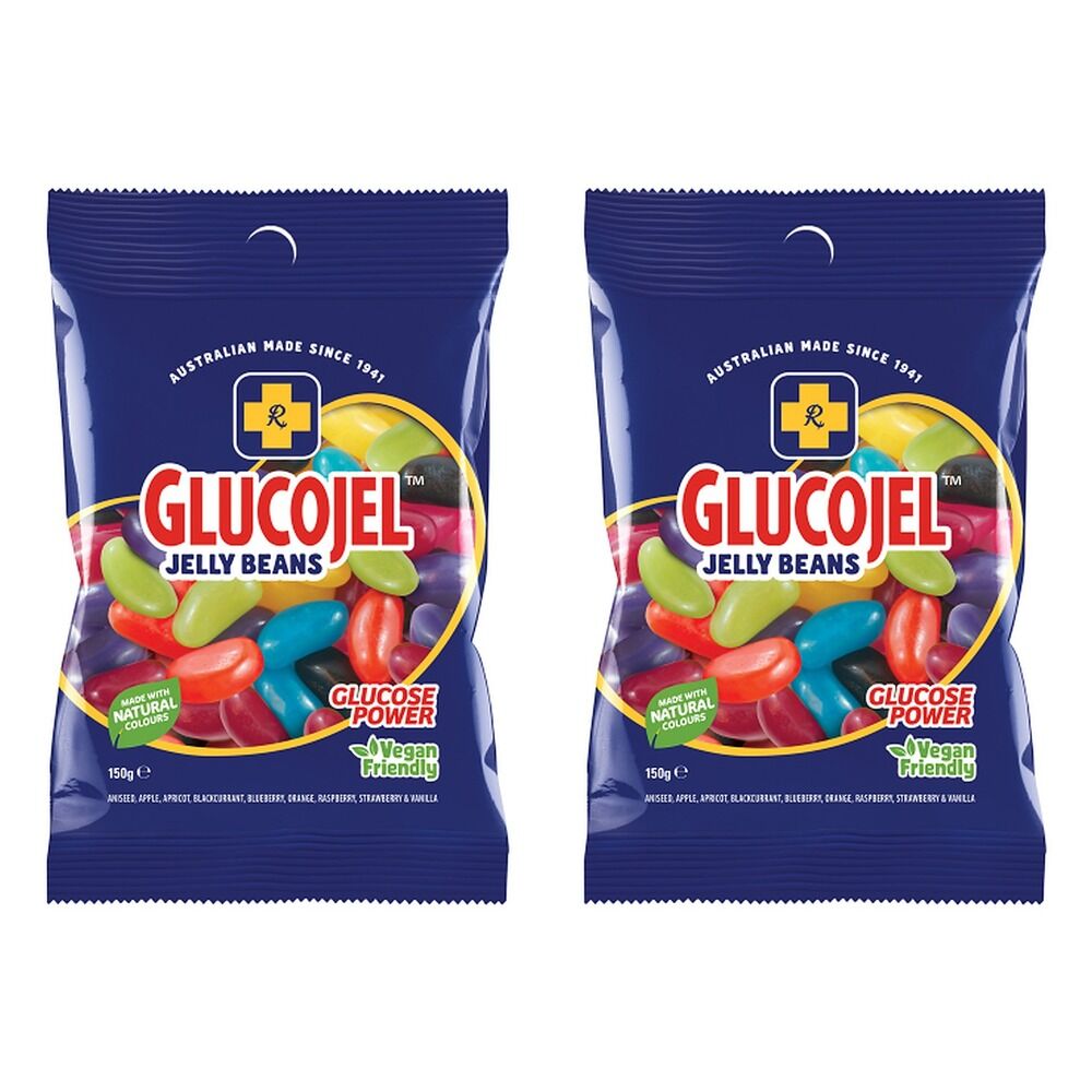 Glucojels Jelly Beans 150g x 36 Bundle of 2