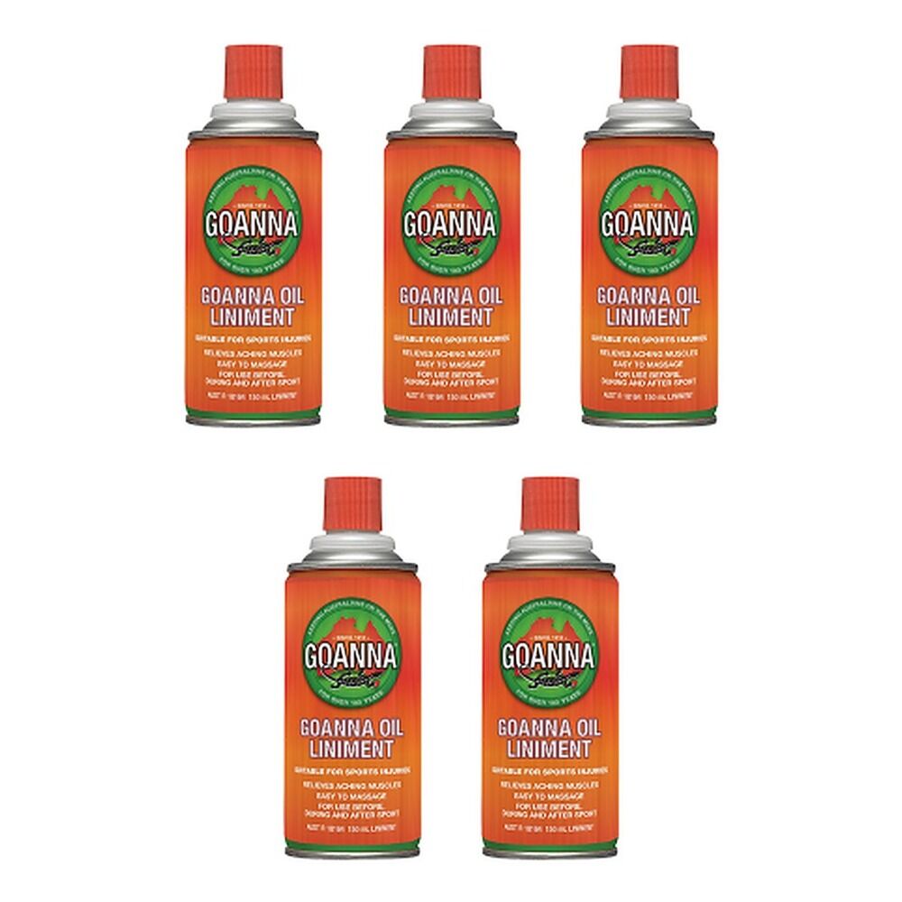 Goanna Oil Liniment 150mL Pack of 5