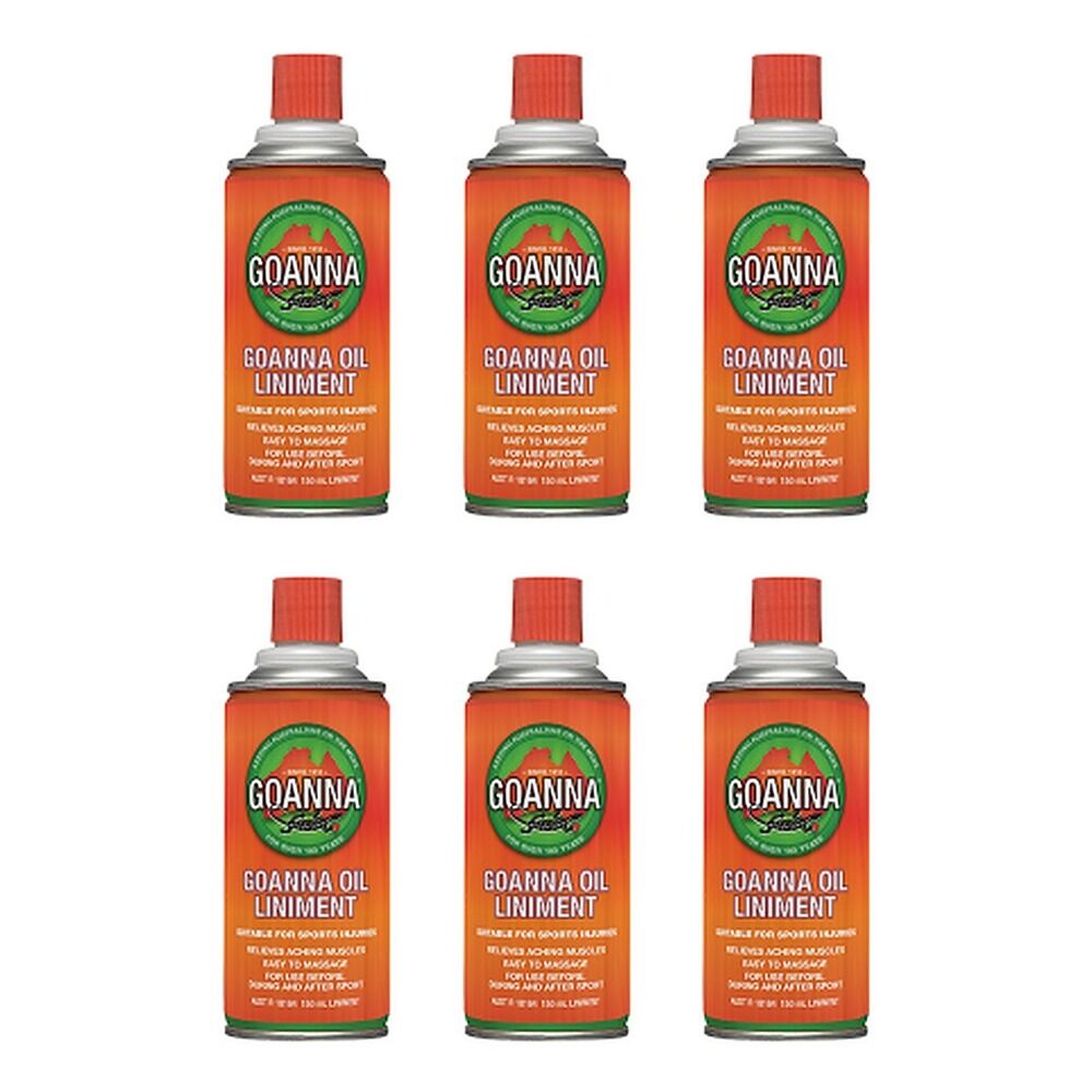 Goanna Oil Liniment 150mL Pack of 6