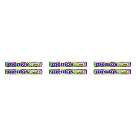 Mentos Rainbow Roll Assorted Fruit Flavours 14 Pack x 40 Bundle of 6