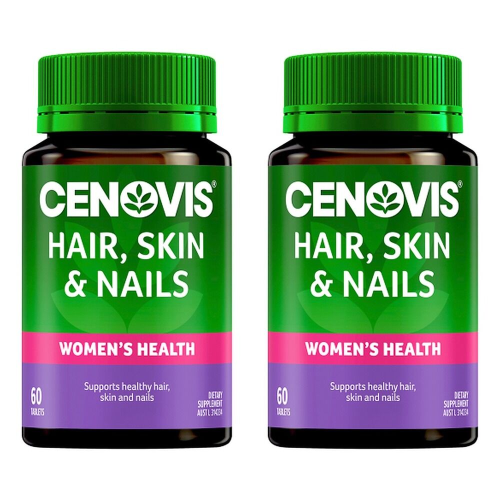 Cenovis Hair, Skin & Nails Women's Health 60 Tablets Pack of 2