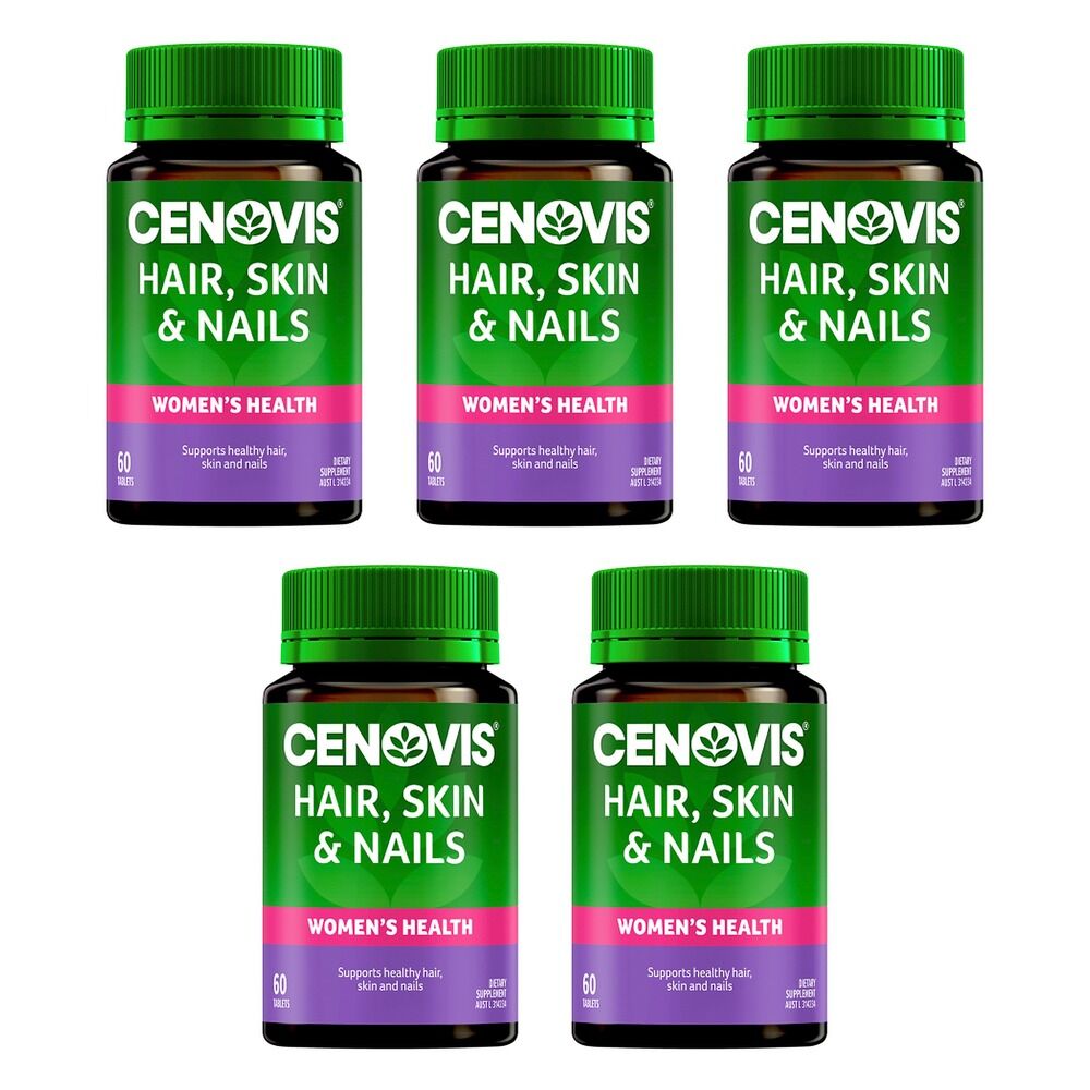 Cenovis Hair, Skin & Nails Women's Health 60 Tablets Pack of 5