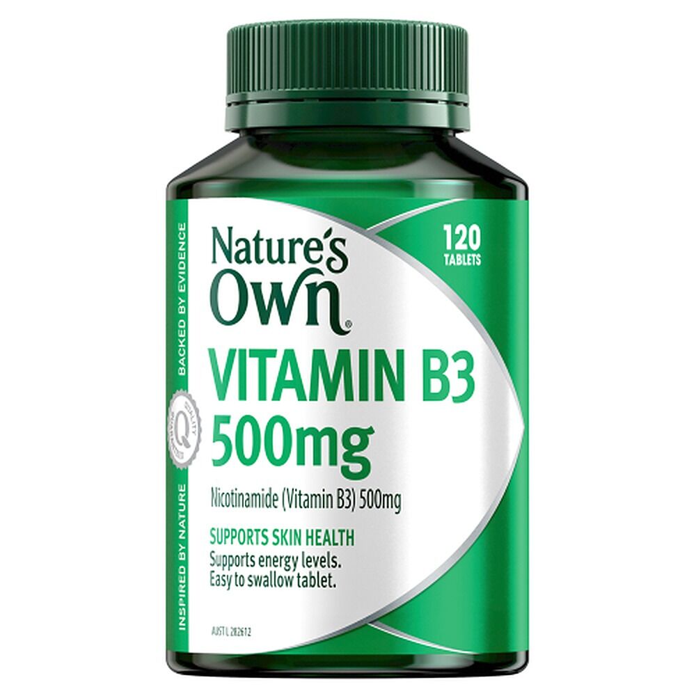 Nature's Own Nicotinamide 500mg 120 Tablets