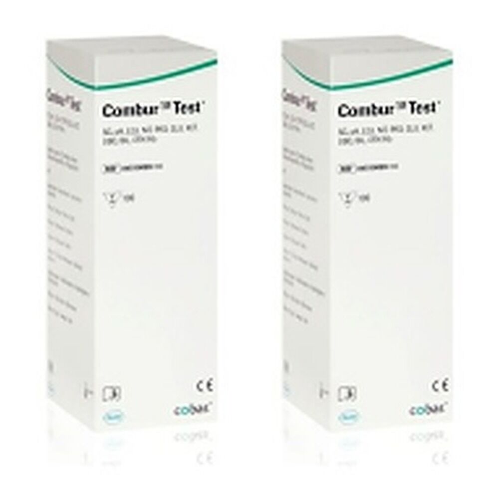 Roche Combur 10 Test Strips 100 Pack Bundle of 2
