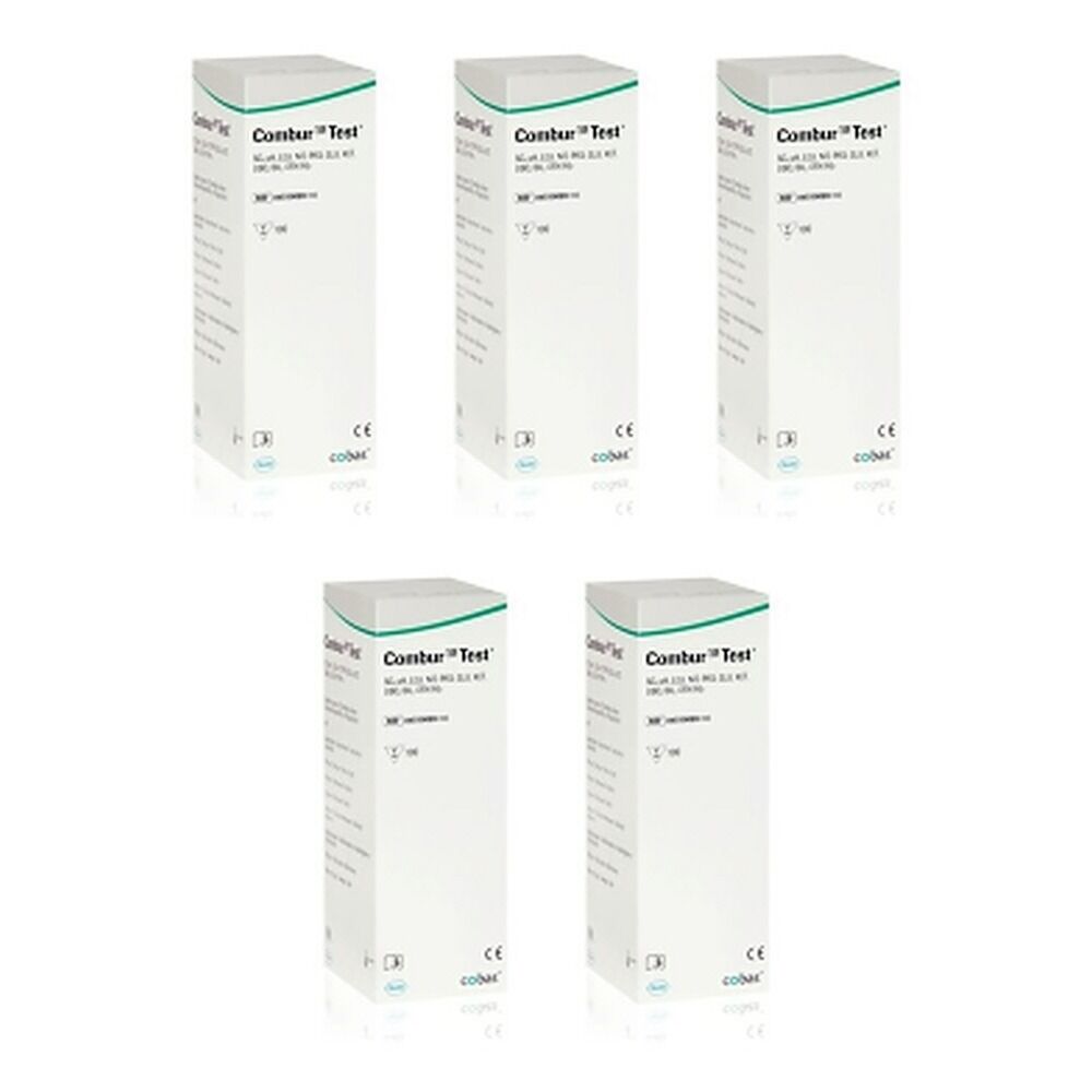 Roche Combur 10 Test Strips 100 Pack Bundle of 5