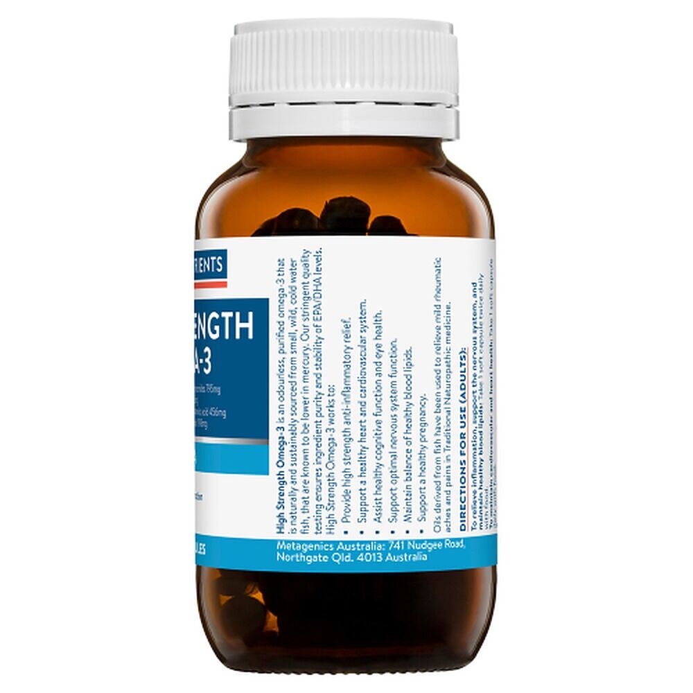 Ethical Nutrients High Strength Omega-3 Fish Oil 60 Capsules