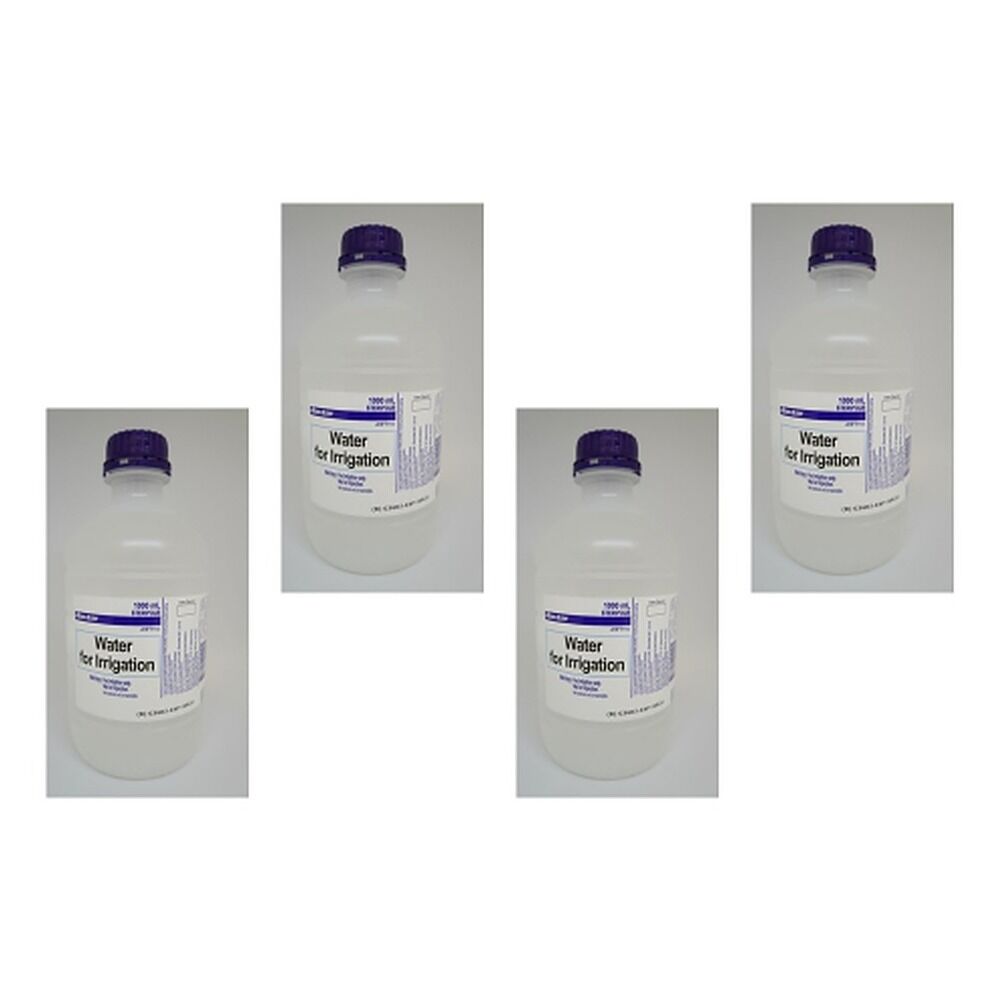 Baxter Steri-Pour Water for Irrigation Solution 1000mL Pack of 4