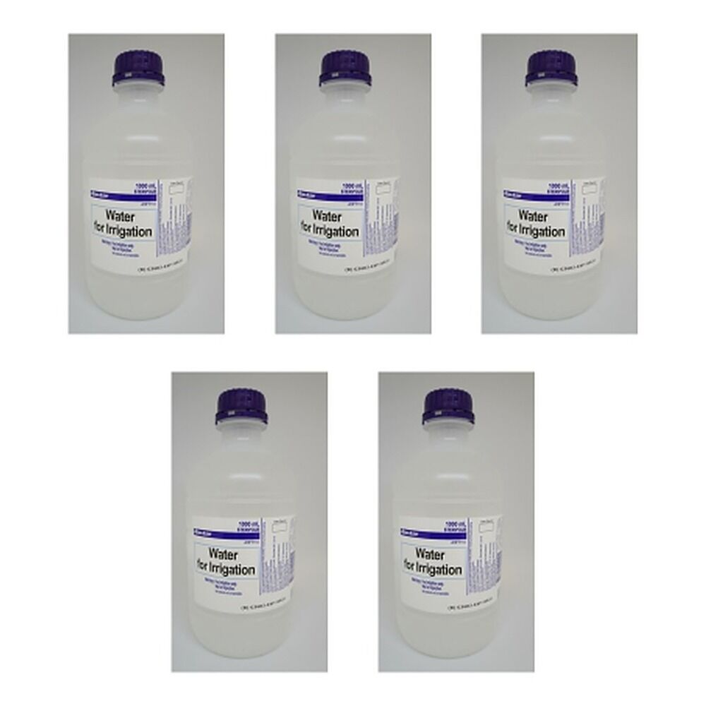 Baxter Steri-Pour Water for Irrigation Solution 1000mL Pack of 5